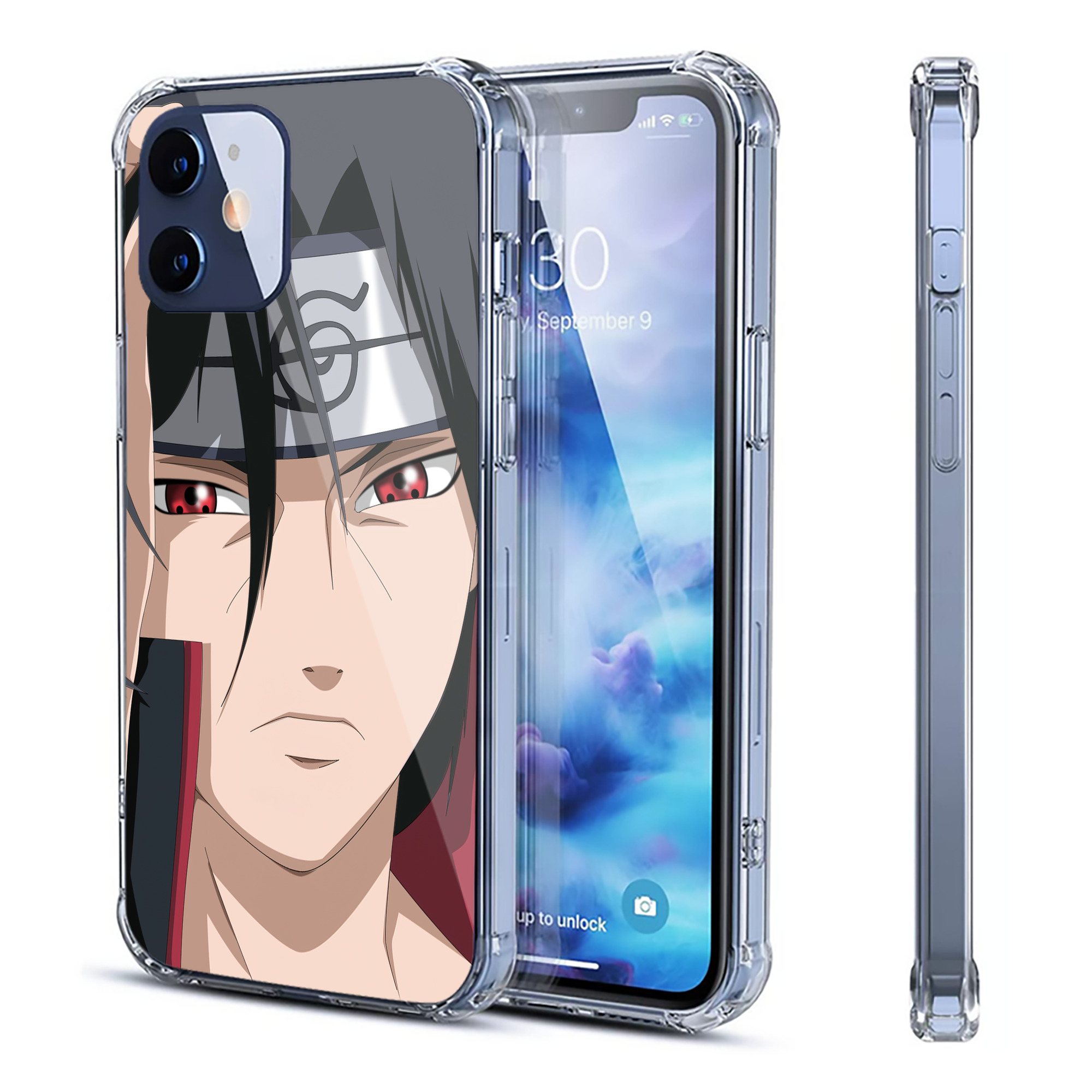 （画像用） NARUTO -ナルト- NARUTO -ナルト- 疾風伝 【iPhone 12シリーズ対応】透明スマホケース（クリアソフトケース）